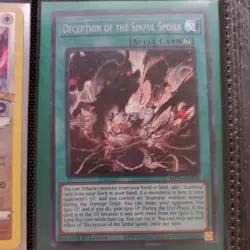 Deception of the Sinful Spoils MP25-EN113 2025 Mega-Pack 1st Edition Yugioh - Image 1