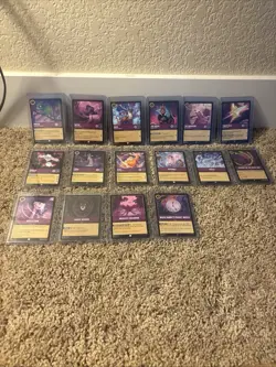 Disney Lorcana The First Chapter Complete Non-Foil Set 204 Cards NM/Mint - Image 4