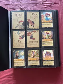 Disney Lorcana TCG The First Chapter Complete Non-Foil Set 204/204 NM/M - Binder - Image 1