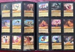 Disney Lorcana TCG The First Chapter Complete Non-Foil Set 204/204 NM/M - Binder - Image 2