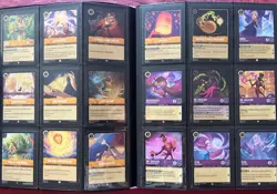 Disney Lorcana TCG The First Chapter Complete Non-Foil Set 204/204 NM/M - Binder - Image 3