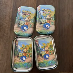 Pokemon Celebrations Mini Tin Empty Comes with artwork card - Image 1