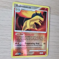 TYPHLOSION 16/123 POKEMON CARD (MYSTERIOUS TREASURES SET) REVERSE HOLO - Image 3