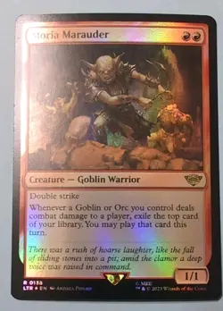 Moria Marauder 0138 Rare Foil Lord Of The Rings MTG Single Card - Image 1