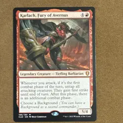 Karlach, Fury of Avernus #186/361 Commander Legends Legendary Creature Rare MTG - Image 1