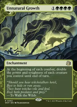 MTG - Unnatural Growth - Enchanting Tales - X1 - (NM) - - Image 1