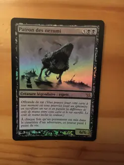 Mtg Betrayers of Kamigawa Patron of the Nezumi FOIL French SP (w/ clouding) - Image 1