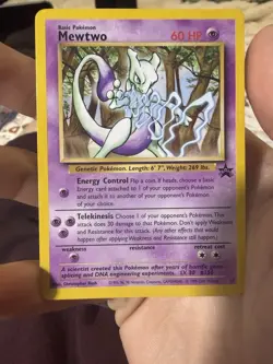 Pokemon TCG Mewtwo Black Star Promo 12 Vintage - Image 2