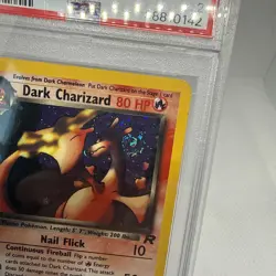 Pokemon Dark Charizard Holo Rare TCG Card 4/82 Ear Swirl - Image 3