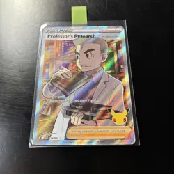 Pokemon TCG Professor's Research Full Art Celebrations 024/025 NM - Image 1
