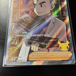 Pokemon TCG Professor's Research Full Art Celebrations 024/025 NM - Image 3