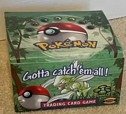 Pokemon Jungle Booster Box TCG Empty Vintage Very Good Condition - Image 1