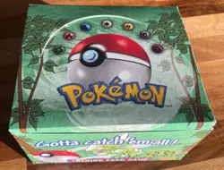 Pokemon Jungle Booster Box TCG Empty Vintage Very Good Condition - Image 3