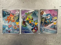 Pokemon TCG First Partner Illustration Collection Series Sinnoh Gen 4 (set of 3) - Image 1