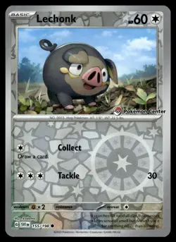Lechonk (Pokemon Center Exclusive) 155/198 Scarlet & Violet Pokemon - Image 1
