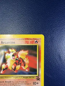 Pokemon Arcanine Black Star Promo #6 WOTC - Image 3