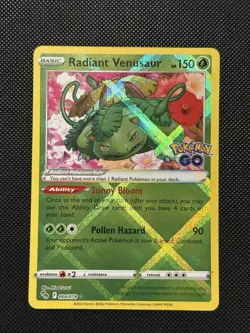 Pokemon Go - Radiant Venusaur - 004/078 - Radiant Holo - MINT - Image 2