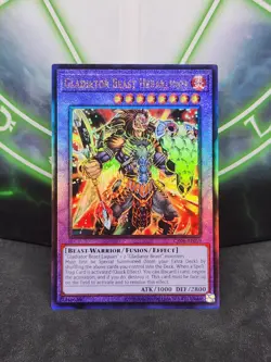 Yugioh Asian English Gladiator Beast Heraklinos CR06-AE059 Ultimate Rare NM - Image 1
