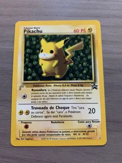 2000 POKEMON PIKACHU WORLD COLLECTION PORTUGUESE #1 IVY PIKACHU - Image 2