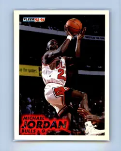 1993 Fleer Michael Jordan #28 Raw Basketball Card - Iconic Sports Collectible - Image 1
