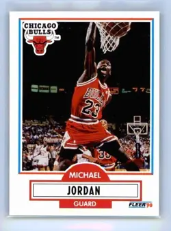 1990 Fleer Michael Jordan #26 Basketball Card - Raw Condition - Iconic NBA Star - Image 1