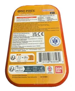 One Piece Tin Pack Set Vol. 2 Factory Sealed - Monkey D. Luffy Tin - OP-13 - Image 2