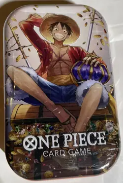 One Piece Tin Pack Set Vol. 2 - Monkey.D.Luffy One Piece TCG Sealed - Image 1