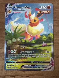 Flareon VMAX Swsh180 Swsh: Sword & Shield Promo Cards Holo - Image 1