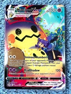 Mimikyu VMAX HP300 TG17 / TG30 + HP300 69 / 172 - ACRYLIC Custom Art Cards - DIY - Image 2
