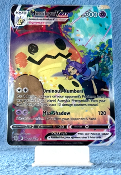 Mimikyu VMAX HP300 TG17 / TG30 + HP300 69 / 172 - ACRYLIC Custom Art Cards - DIY - Image 3
