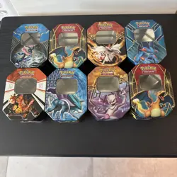 Lot Of 8 Empty Pokemon TCG Tins - No Cards/packs - Image 1