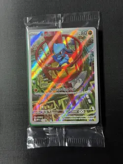 MEP 010 Riolu: Sealed Mega Evolution ETB Promo Card & Dividers : Pokemon TCG - Image 1