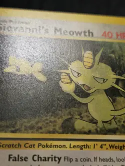 Giovanni's Meowth Uncommon Gym Challenge 43/132 LP - Image 2