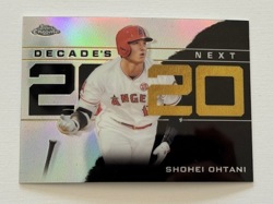 2020 Topps Chrome Shohei Ohtani Decade's Next DNC-18 Los Angeles Angels Dodgers - Image 1