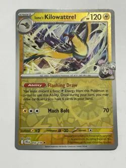 Iono's Kilowattrel - 055/159 - Reverse Holo - Journey Together NM/M Pokemon Card - Image 1