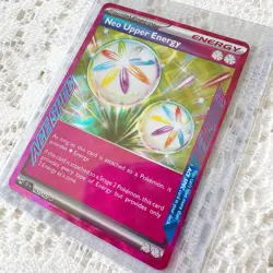 Neo Upper Energy ACE SPEC Rare Pokemon Card Temporal Forces 162/162 NM - Image 2