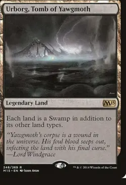 4x Urborg, Tomb of Yawgmoth ... Playset... x4 MTG M15 - Image 1