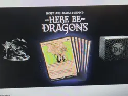 MTG MAGIC B&G SECRET LAIR HERE BE DRAGONS SEALED LIMTD EDITION FREE SHIP 2 AVAIL 789554769884 - Image 4