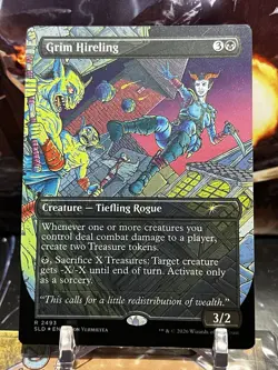 MTG | Grim Hireling ✨FOIL✨ [Secret Lair DND] - Image 1