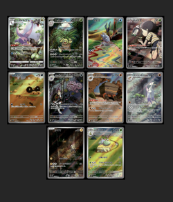 10x ART RARES - SCARLET VIOLET FULL ARTS BUNDLE POKEMON JAPANESE (10) - NM #2 - Image 1