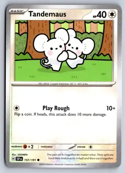 TANDEMAUS 157/191 COMMON SURGING SPARKS POKEMON NM - Image 1