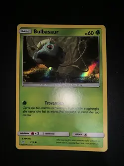 1/18 Bulbasaur Holo Detective Pikachu Pokemon Carta Ita Italiano - Image 1