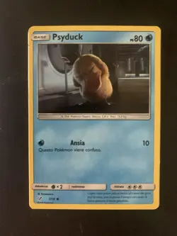 7/18 Psyduck Holo Detective Pikachu Pokemon Carta Ita Italiano - Image 1
