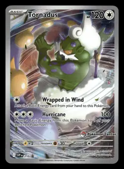 Tornadus SVP 210 Pokemon Center Black Star promo Pokemon Card - Image 1