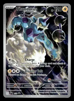 Thundurus SVP 209 Pokemon Center Stamped Black Star Promo Pokemon Card - Image 1
