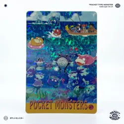 POCKET MONSTERS N°47 Vintage Vending Machine Sticker HOLO PRISM Carte Pokemon - Image 2