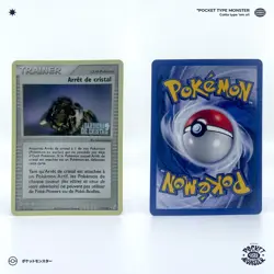 ARRET DE CRISTAL 74/100 Ex Gardiens de Cristal HOLO STAMPED VF FR Carte Pokemon - Image 1