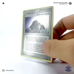 ARRET DE CRISTAL 74/100 Ex Gardiens de Cristal HOLO STAMPED VF FR Carte Pokemon - Image 5