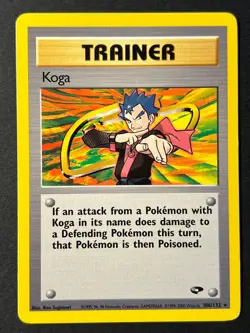 Koga 106/132 Gym Challenge - Rare - Pokemon Card Near Mint - - Image 1
