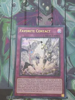 Yugioh 1x Favorite Contact POTE-EN069 Power of the Elements Ultra Rare 1st Ed NM - Image 1